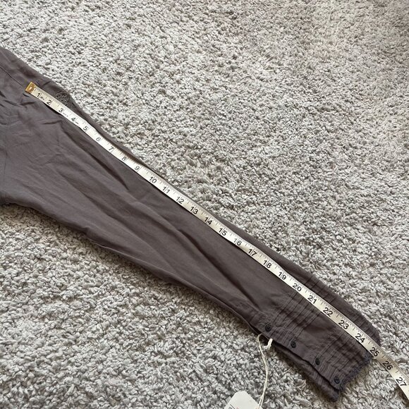 Pete And Greta by Johnny Was High Neck Embroidered Blouse Gray NWT $220 Large - Picture 10 of 10